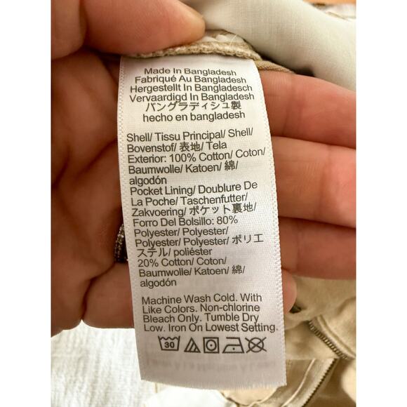 J Crew Factory | NWOT | 3.5" classic chino short in cashew khaki | Sz 12 - Picture 8 of 9